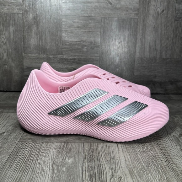 adidas Other - adidas Purechill xJ Slip-On Kids Size 1 Pink Silver KJ8112 NEW